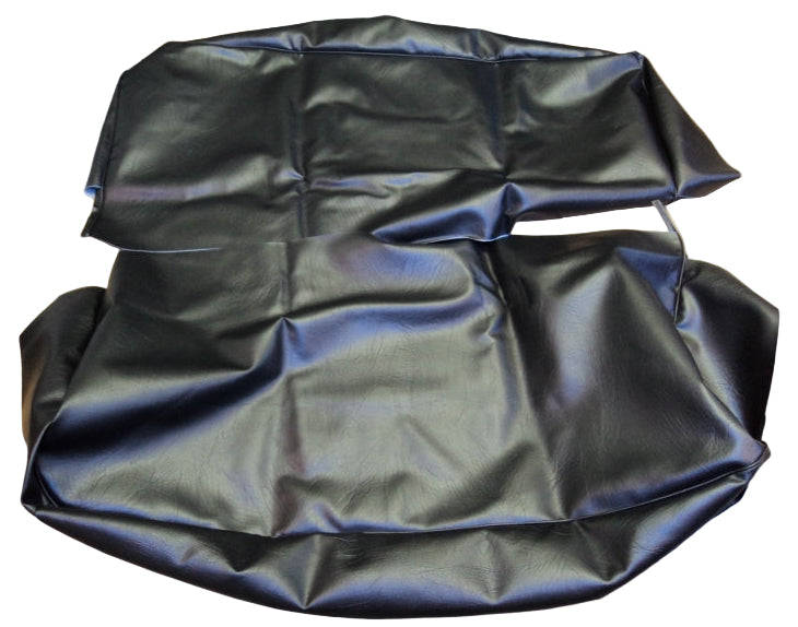 Black Seat Cover 1954-1956 Dodge Truck Includes The Cover For Both The Back And Cushion Section.