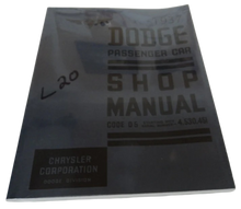 Dodge Car Shop Manual 1937