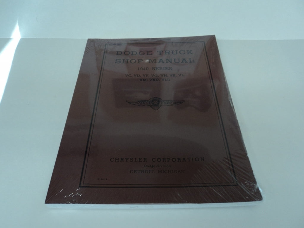 Shop Manual Dodge Truck 1940