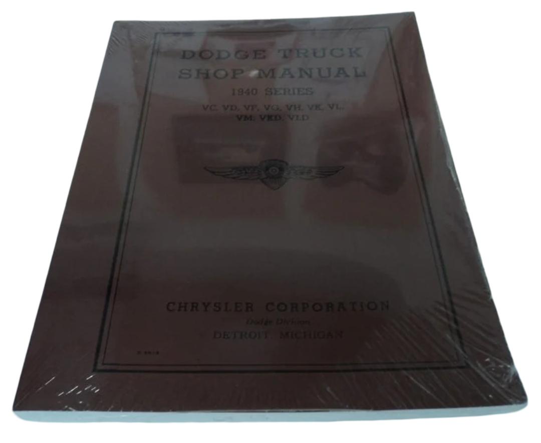 Shop Manual Dodge Trucks 1940