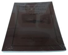 Shop Manual Dodge Trucks 1940