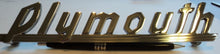 Plymouth Name Plate 1939 to 1941 Plymouth trucks