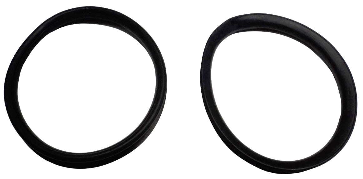 Rear Quarter Window Rubber Pairs Moulded For Dodge Truck B-Series 1948 1949 1950 1951 1952 1953