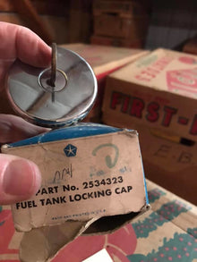 New Old Stock Locking Gas Cap C&B Body cars 1967 to 1970 2534323