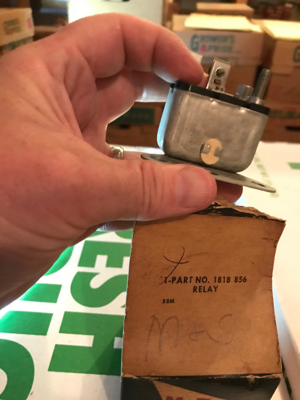 Horn Relay 12 volt Chrysler part number 1818856