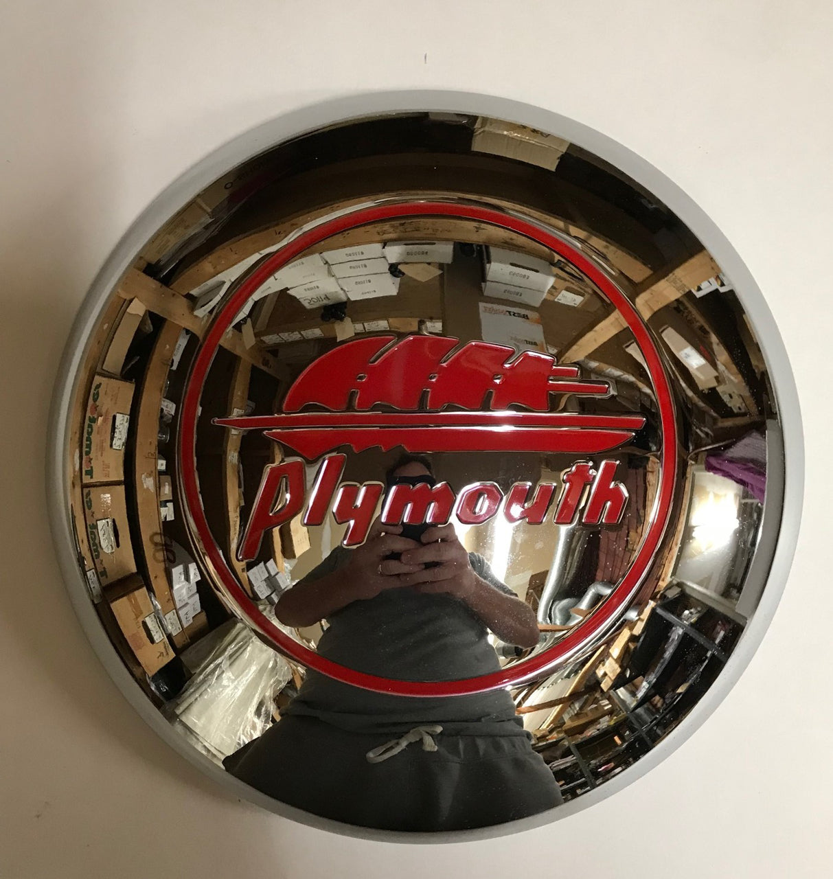 Plymouth Hub Cap Assembly 1941 1942 10 Inch Cap