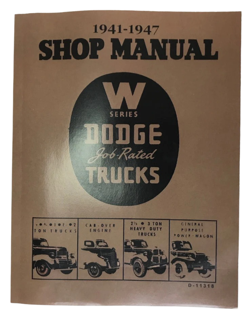 Shop Manual Dodge Truck W Series 1941-1947