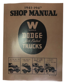 Shop Manual Dodge Truck W Series 1941-1947