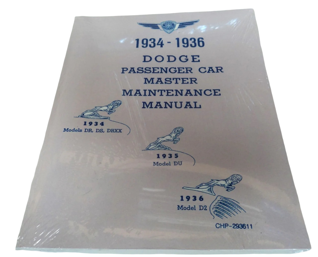 Shop Manual Dodge Cars 1934-1936