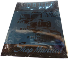 Shop Manual 1941-1948 Dodge Cars