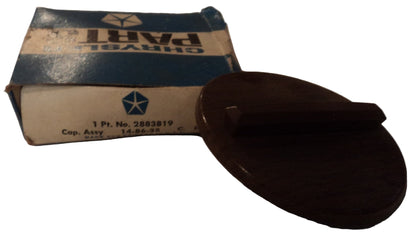 Mopar Gas Cap Wood Grain 1966 1967 Plymouth B Body Cars Also wagons 1968-1970 2883819