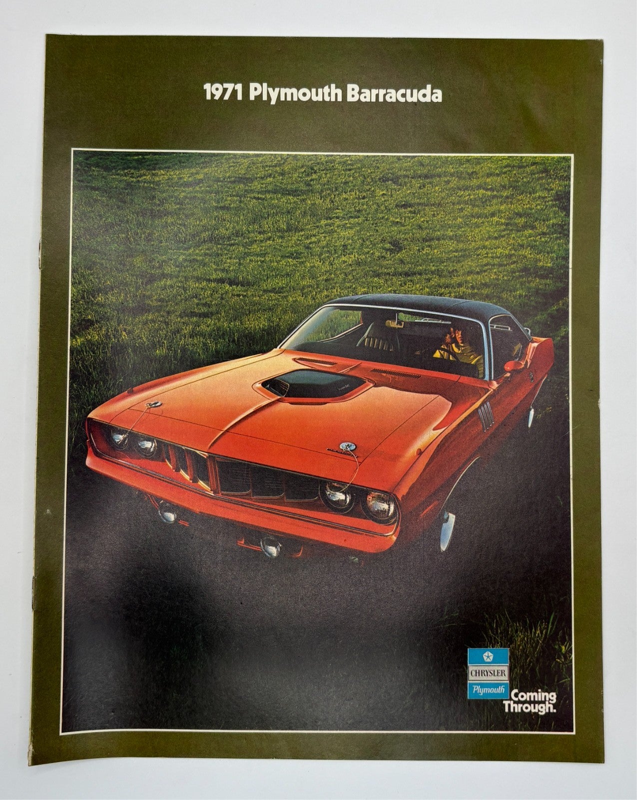 Original 1971 Plymouth Barracuda Sales Brochure #81-505-1025