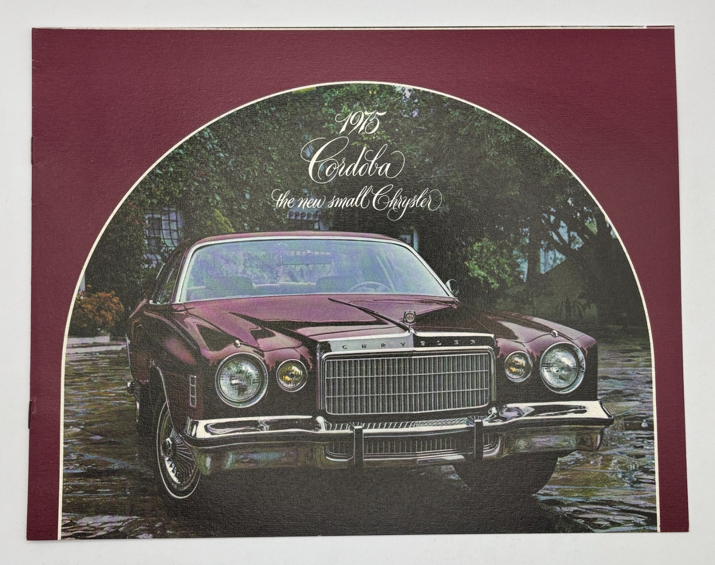 Original 1975 Chrysler Cordoba "New Small Chrysler" Brochure #12-15-74 (Rev)