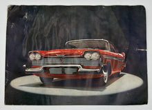 Original 1958 Plymouth Red Convertible Sales Brochure #PA-3203
