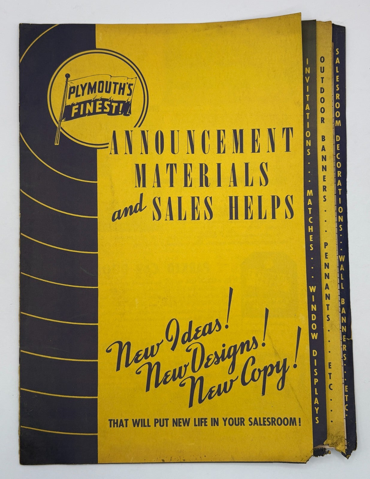 Original 1941 Plymouth Dealer Sales Promotional Package #8-41