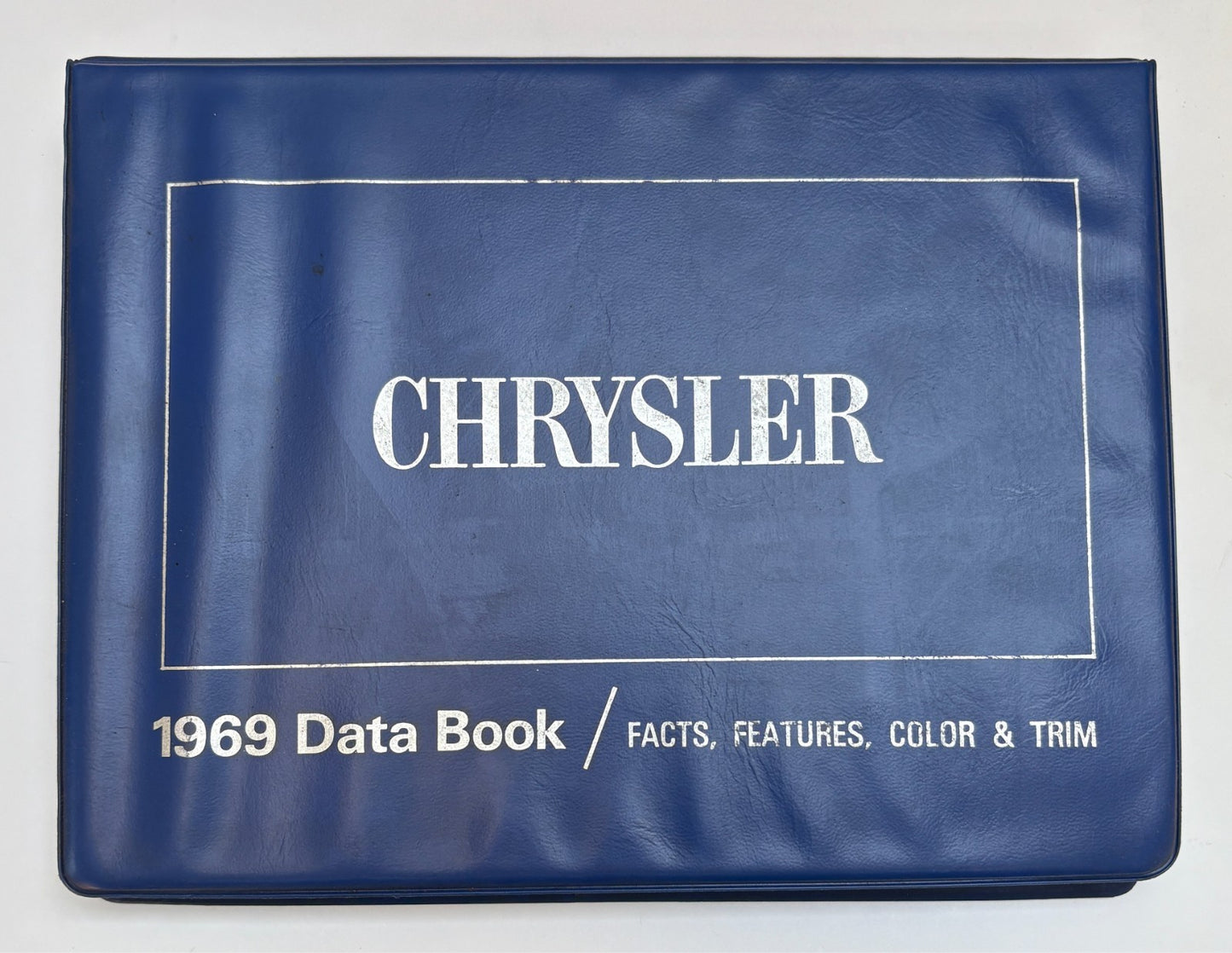 Original 1969 Chrysler "1969 Data Book / Facts, Features, Color & Trim"