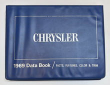 Original 1969 Chrysler "1969 Data Book / Facts, Features, Color & Trim"
