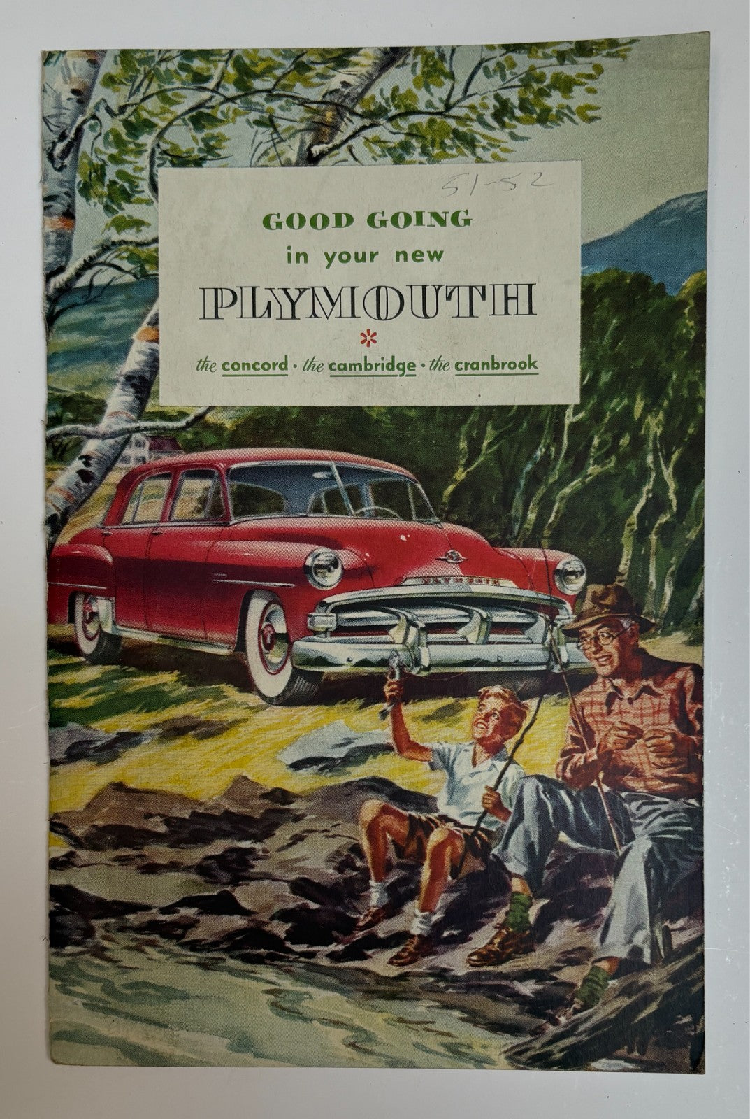 Original 1951 Plymouth "Good Going in your new Plymouth" Owner's Guide #D-13513