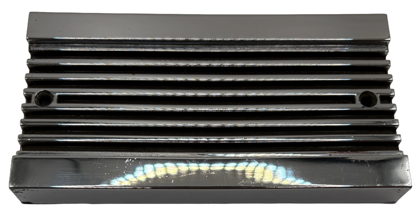 New Old Stock Chrome Plated Clock Delete Bezel for 1949 Chrysler Models #1255132