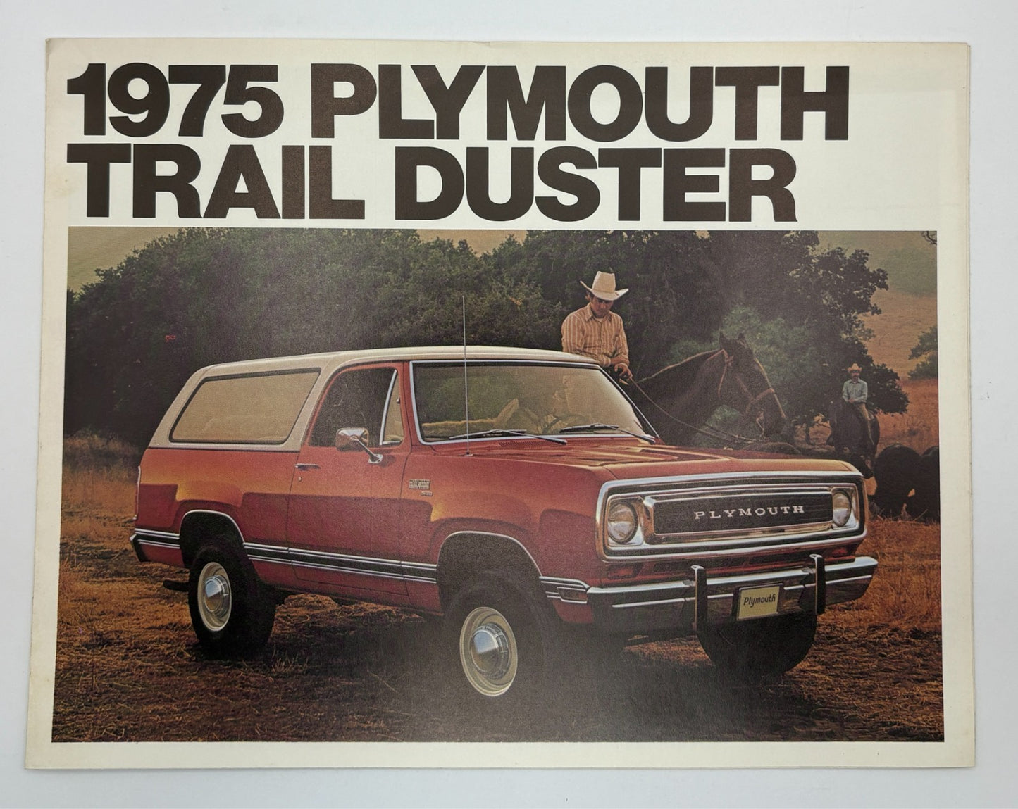 Original 1975 Plymouth Trail Duster Sales Brochure #81-005-0006
