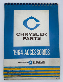 Original 1964 Chrysler Accessories Spiral-Bound Catalog #81-670-0228