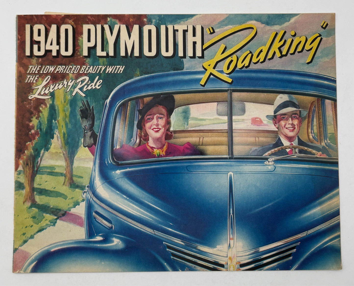 Original 1940 Plymouth Roadking "Luxury Ride" Sales Brochure #5319-K 1-40