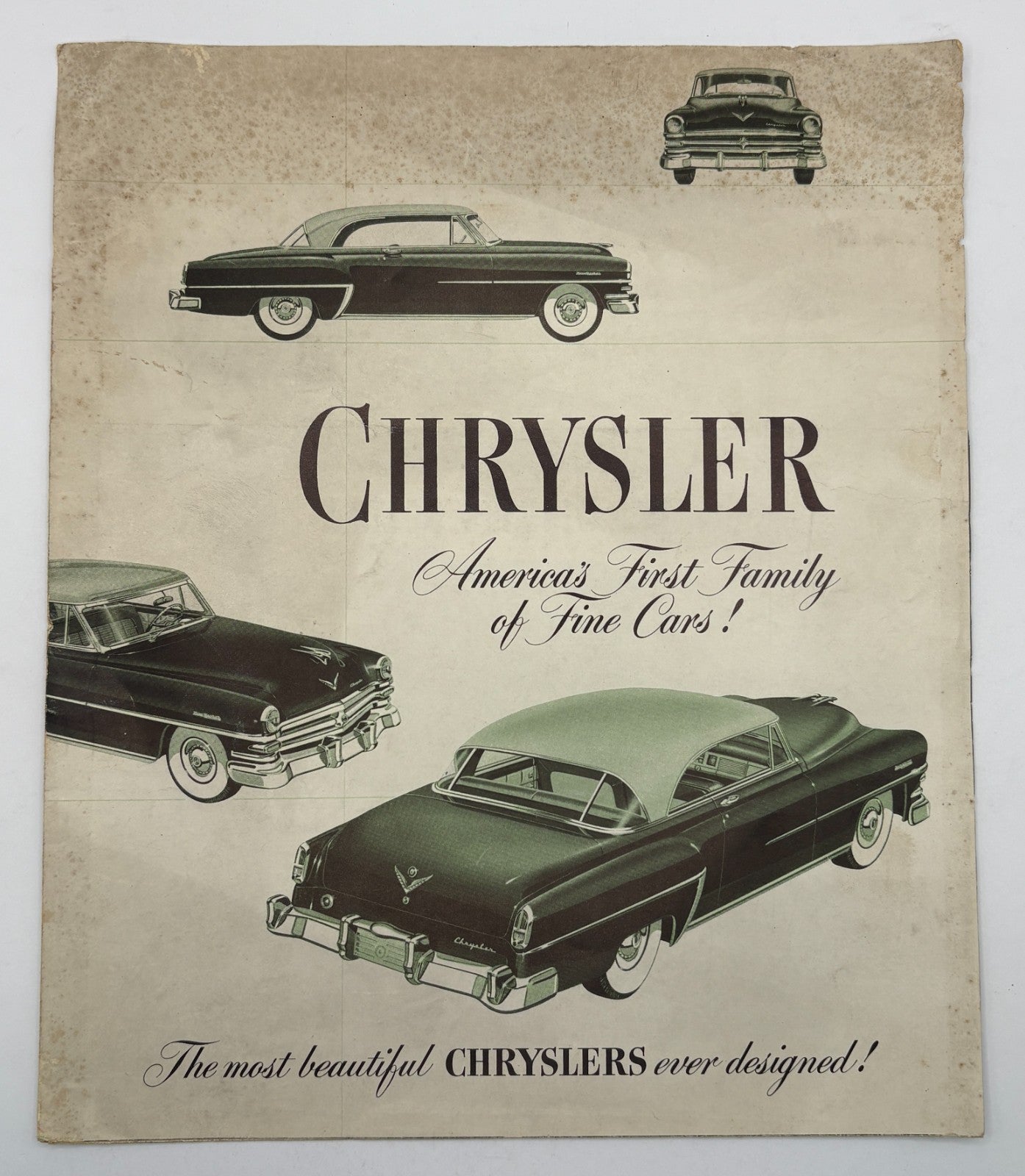 Original 1953 Chrysler "America's First Family" Sales Brochure #CS-297