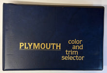 Original 1979 Plymouth Color and Trim Selector Album