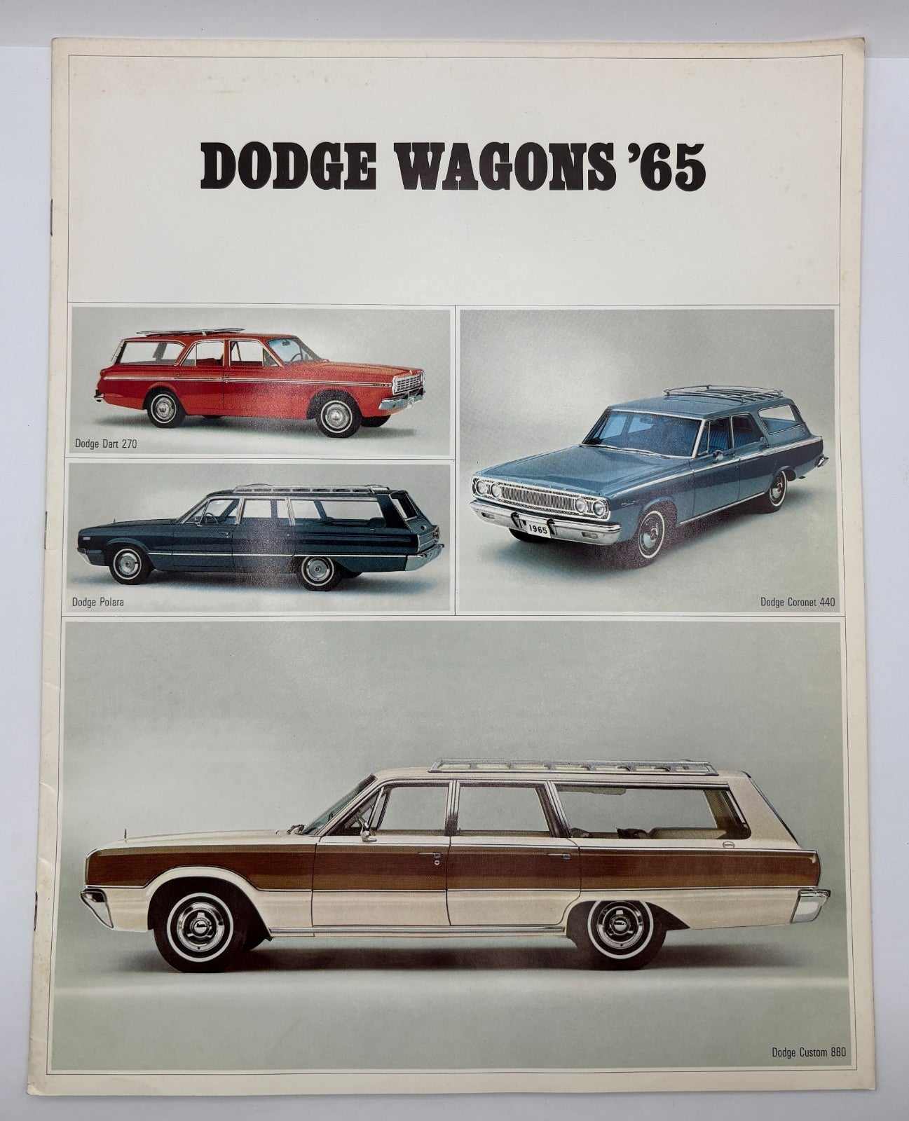 Original 1965 Dodge Wagons Sales Catalog 81-205-5028