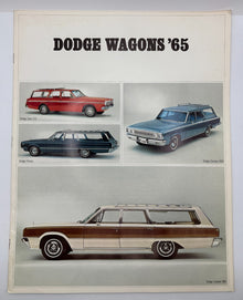 Original 1965 Dodge Wagons Sales Catalog 81-205-5028