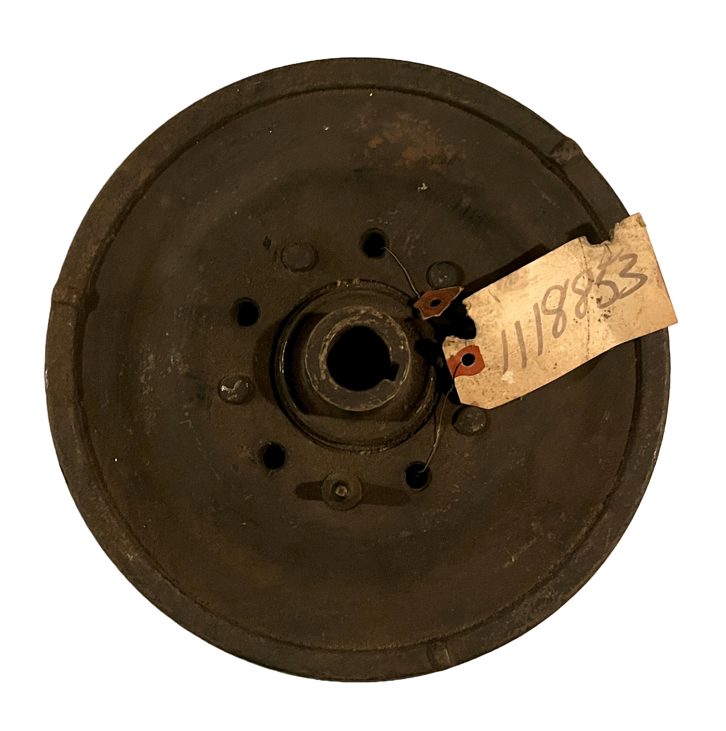 New Old Stock 11" Left Rear Brake Drum/Hub for 1946-48 DeSoto S11 #1118853