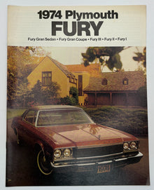 Original 1974 Plymouth Fury Sales Brochure #81-005-7070