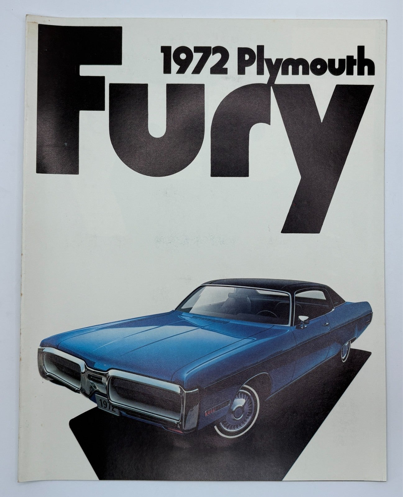 Original 1972 Plymouth Fury Sales Brochure #81-505-2022