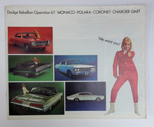 New Old Stock Dodge Rebellion Operation '67 Chrysler #81-205-7033