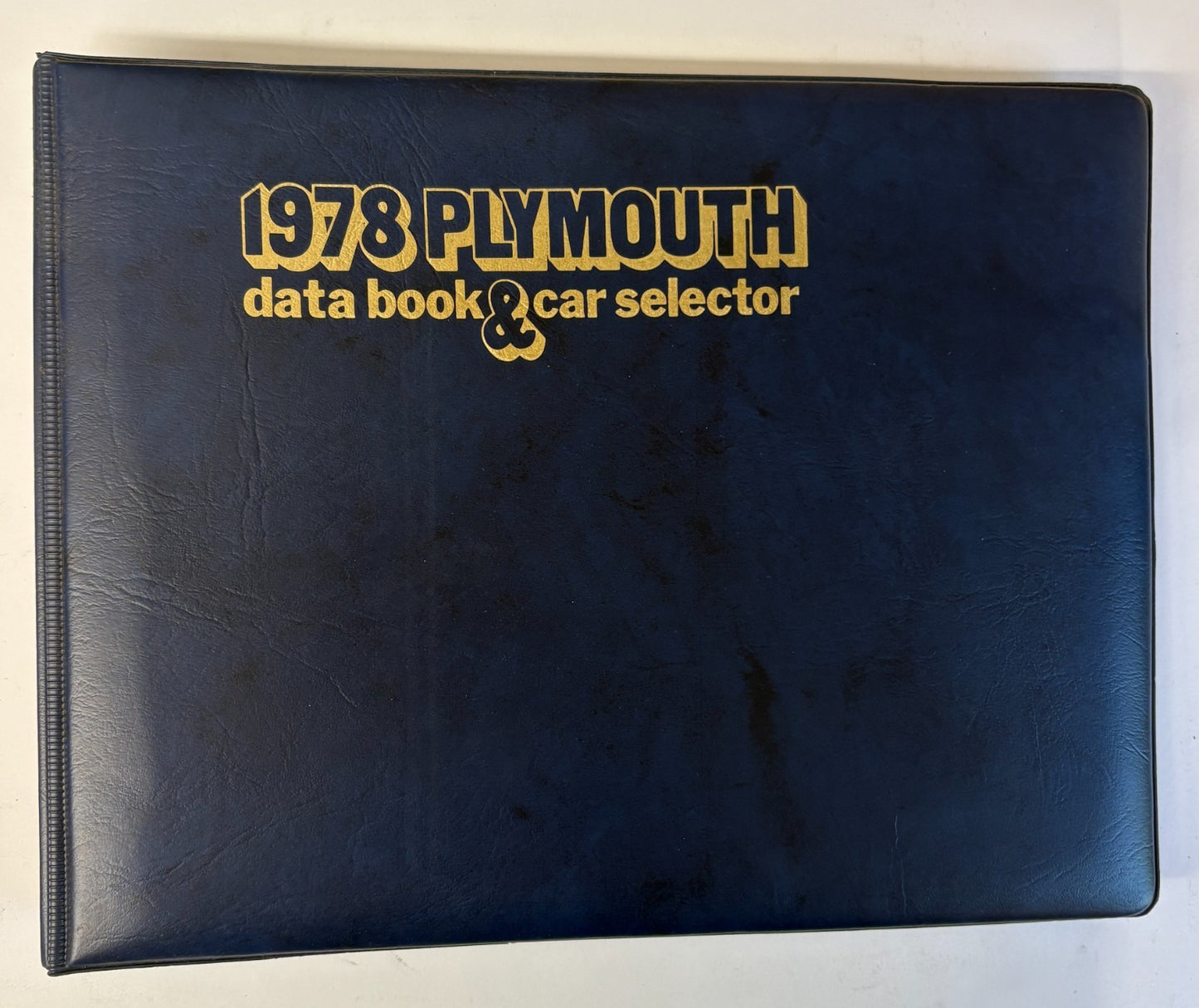 Original 1978 Plymouth Data Book & Car Selector
