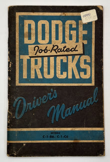Original 1954-55 Dodge Job-Rated Trucks Driver's Manual #D-14629