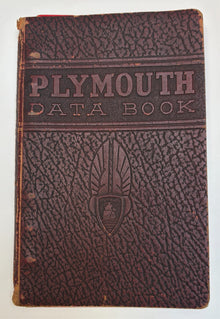 Original 1954 Plymouth "Plymouth Data Book" Dealer Sales Album #RR-704