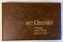 Original 1977 Chrysler Color and Trim Selector