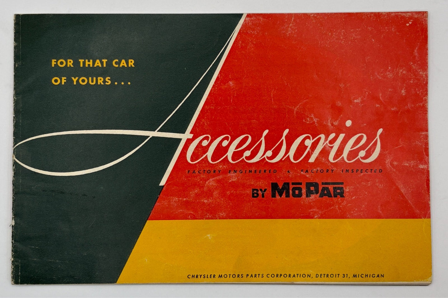 Original Mopar Accessories Pamphlet #D-13179