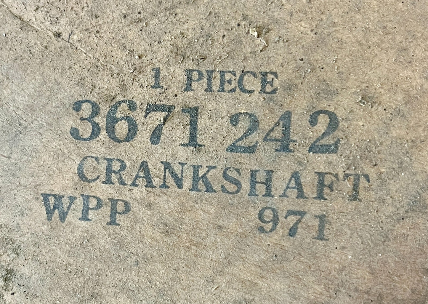 New Old Stock Crankshaft for 1973 440 Engine Models Mopar #3671242