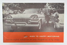 Original 1958 Dodge "AIDS TO HAPPY MOTORING" Swept-Wing 58 #DMA-4004-9-57