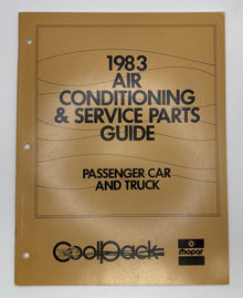 Original 1983 Chrysler Air Conditioning & Service Parts Guide #81-610-1138