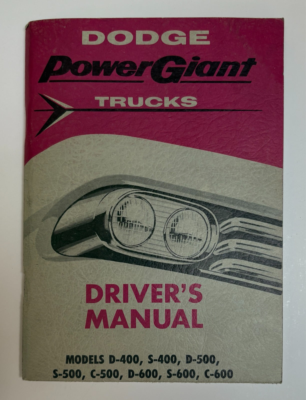Original Dodge "Power Giant" Trucks Driver's Manual #D-16364
