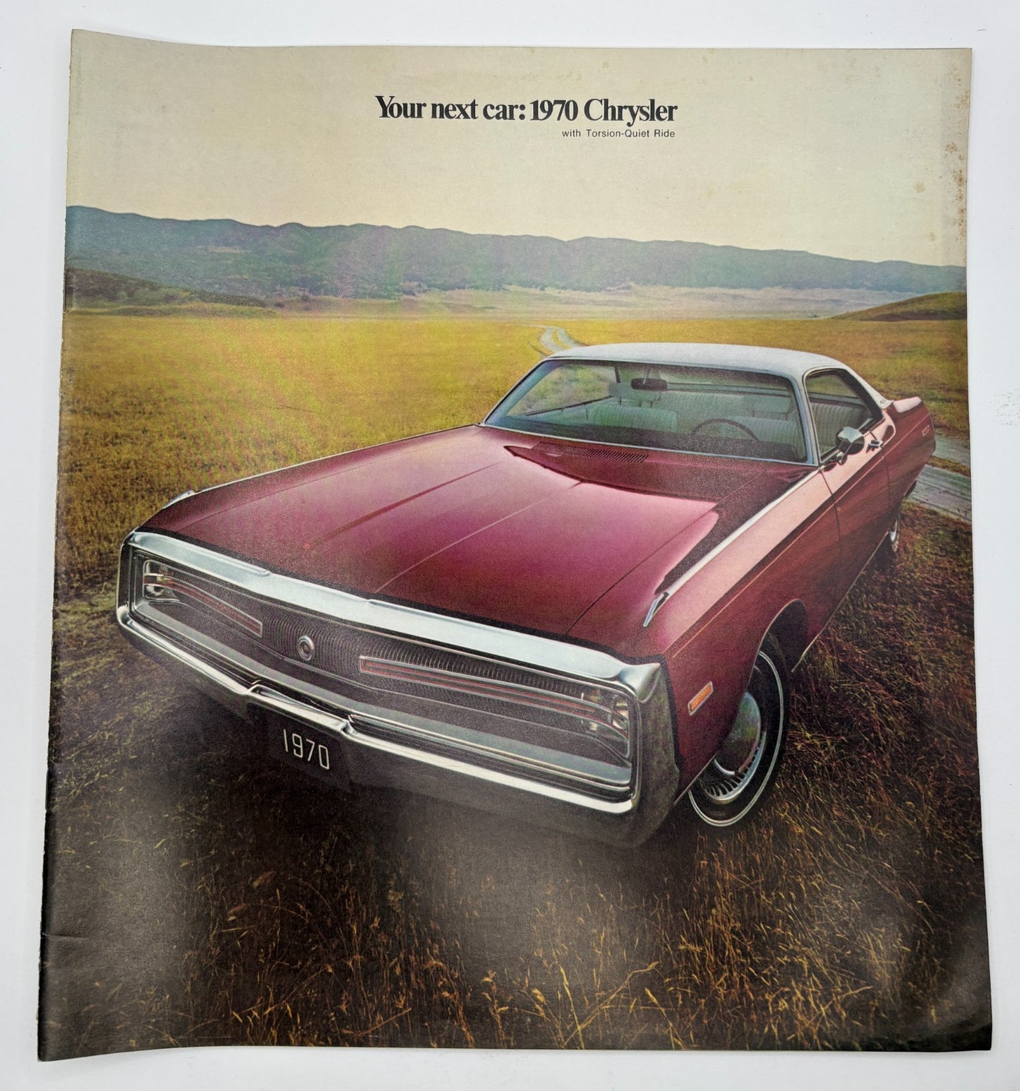 Original 1970 Chrysler "Your Next Car" Torsion-Quiet Ride Brochure 81-005-0033
