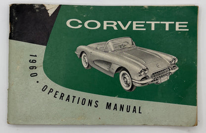 Original 1960 Corvette Operations Manual