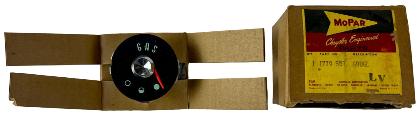 New Old Stock Fuel Gauge for 1957-58 Plymouth Models Mopar #1779557
