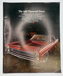 Original 1968 Plymouth Fury Sales Brochure 81-505-8022