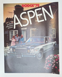 Original 1979 Dodge Aspen "The Practical, Affordable Answer" Mopar #81-307-9017