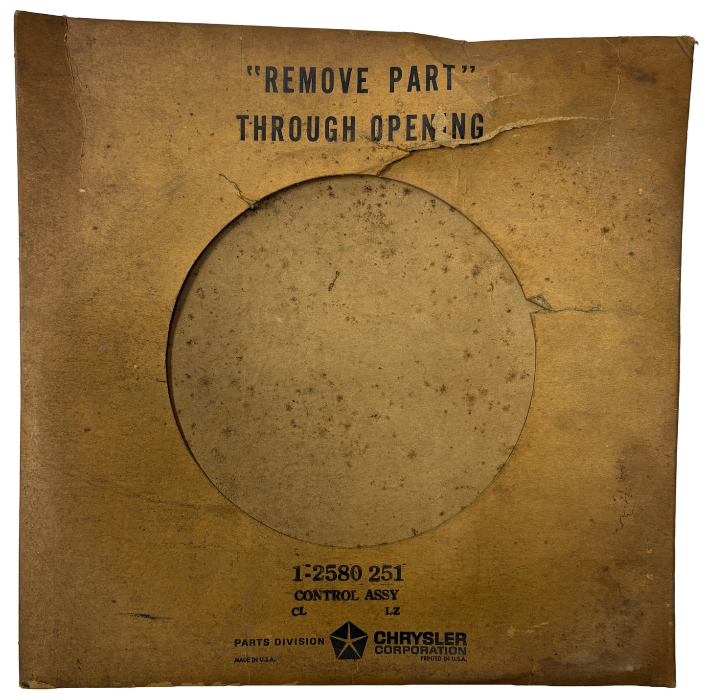 New Old Stock Fresh Air Vent Control Cable for 1965 Models Mopar #2580251