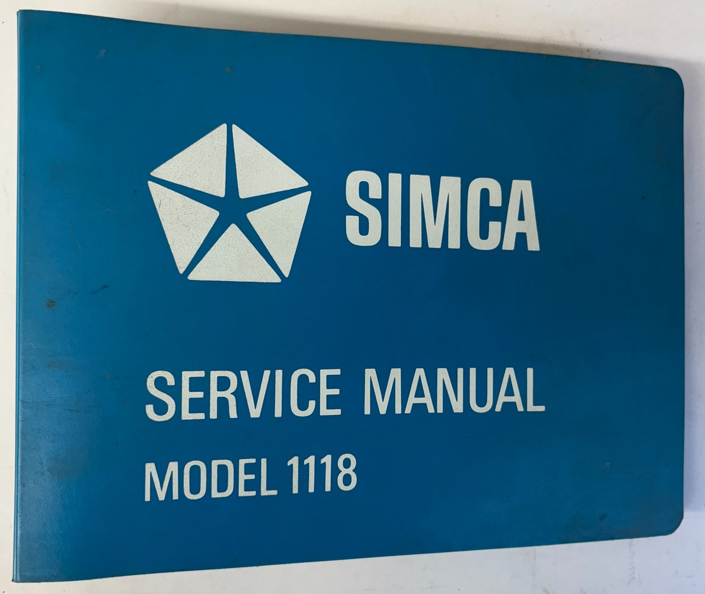 Original 1968 Simca Model 1118 Service Manual 81-870-9125